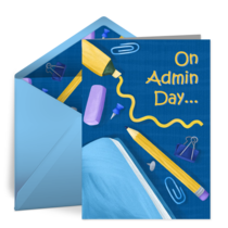 On Admin Day card image