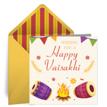 Happy Vaisakhi  card image