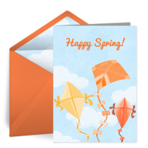 Spring Kites card image