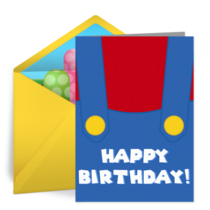 Happy Birthday Overall card image