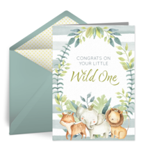 Wild One Baby card image