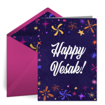 Vesak Greetings card image