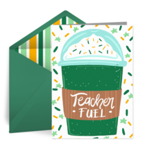 Teacher Fuel Coffee card image