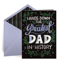 Greatest Dad History  card image