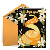 Get Well Citrus card image