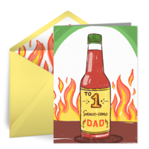 Sauce-some Dad card image