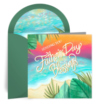 Summer Father Blessings card image