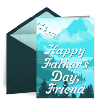 Father's Day Friend card image