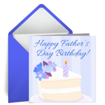 Father's Day Birthday card image