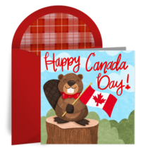 Canada Day Beaver card image