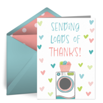 Loads of Thanks card image