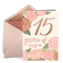 Rose Anniversary  card image