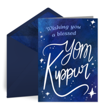Yom Kippur Stars card image
