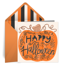 Carved Pumpkin card image