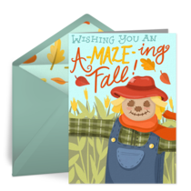 Scarecrow Fall card image