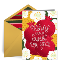 Sweet New Year Wishes card image