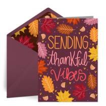 Thankful Vibes card image