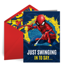 Spider-Man | Birthday card image
