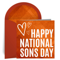 National Sons Day card image