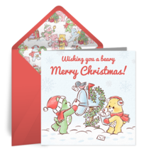 Care Bears | Snowy Mailbox card image