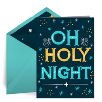 Holy Night Type card image