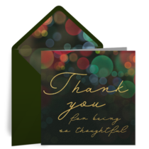 Thoughtful Holiday Lights  card image