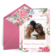 Valentine's Polaroid card image