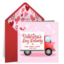 Valentine's Delivery card image