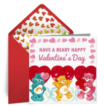 Care Bears | Classic Valentine card image