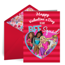 Barbie | Valentine's Day BFF card image