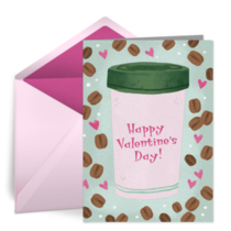 Coworker Valentine Coffee card image