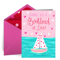 Boat of Love card image