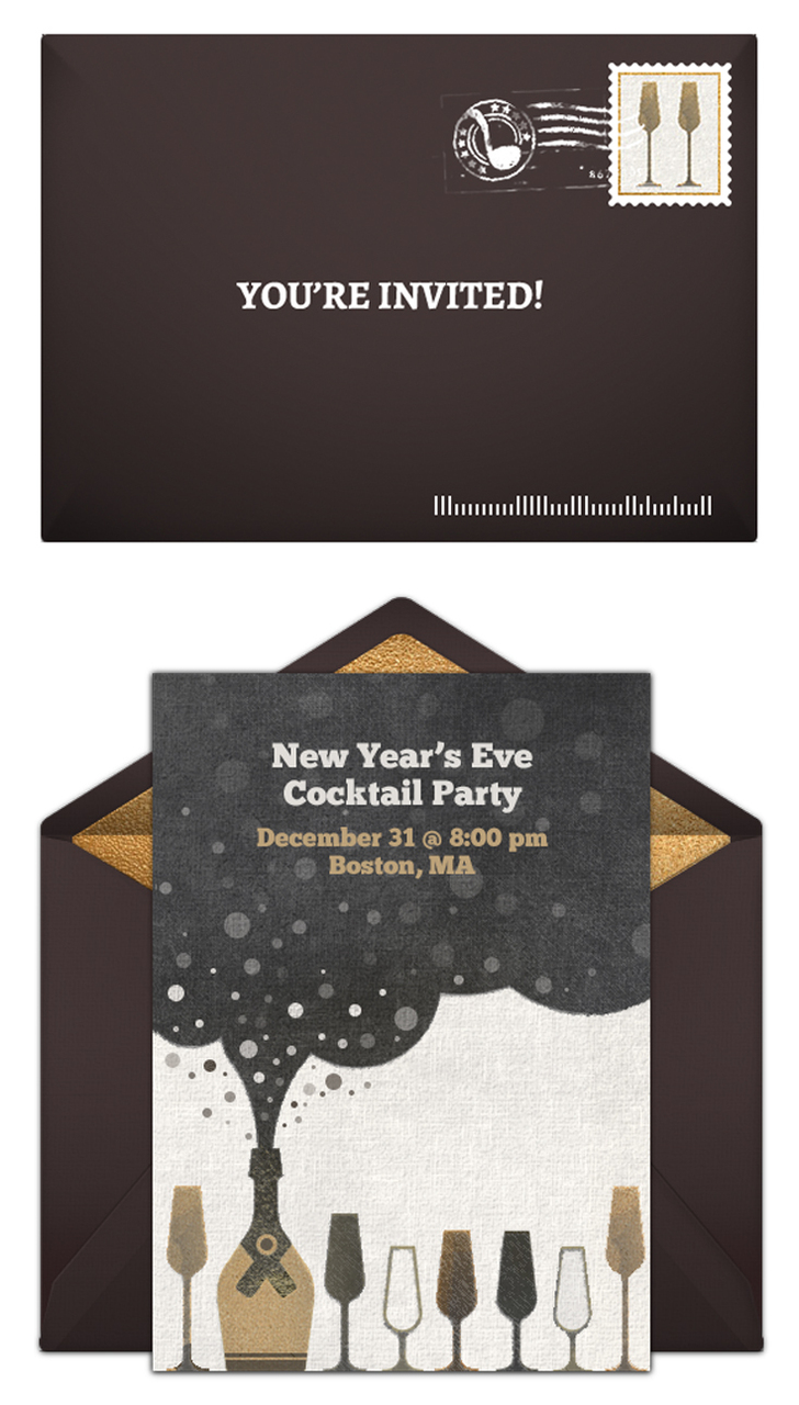 Free New Year’s Eve party invitations
