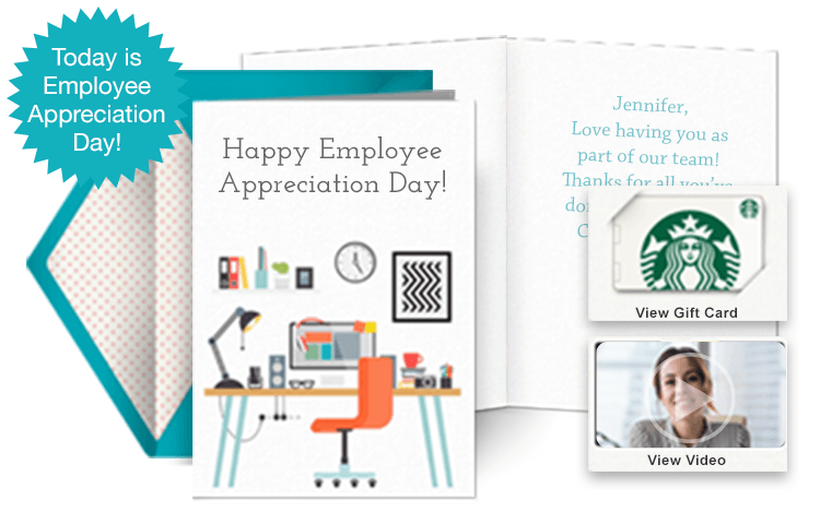 Digital Employee Appreciation Cards