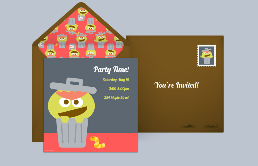 Plan a Baby Oscar the Grouch Party!