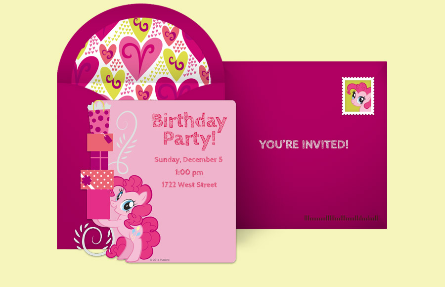 Plan a Pinkie Pie Party!