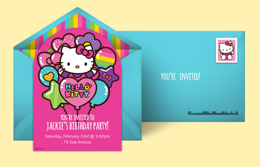 Plan a Hello Kitty Balloons Party!