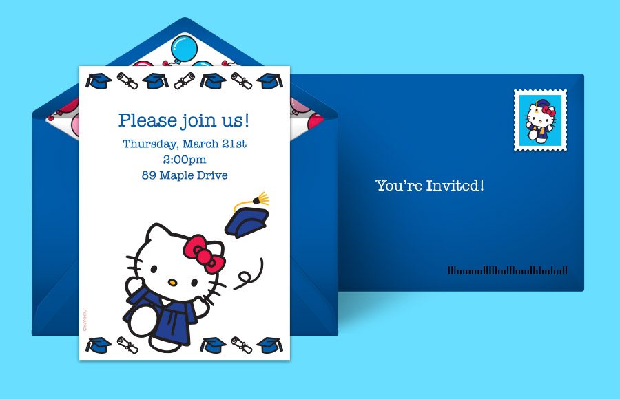 Plan a Hello Kitty Graduation Party!