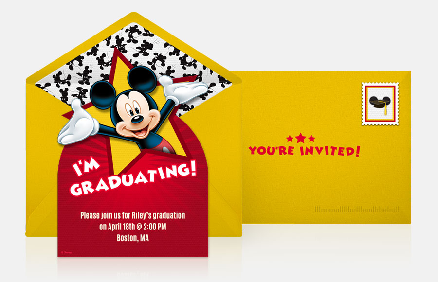 Plan a Mickey Graduation Party!
