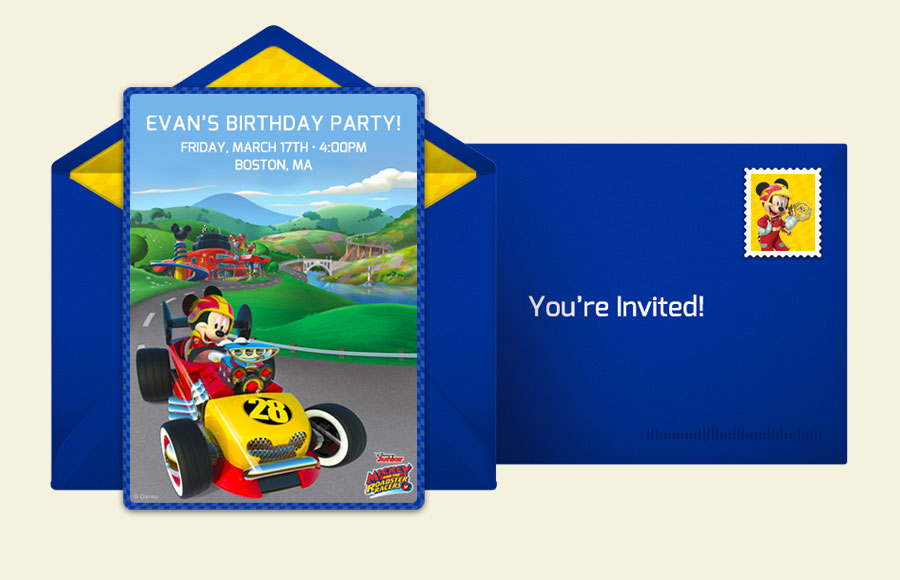 Plan a Mickey Mouse Roadster Party!