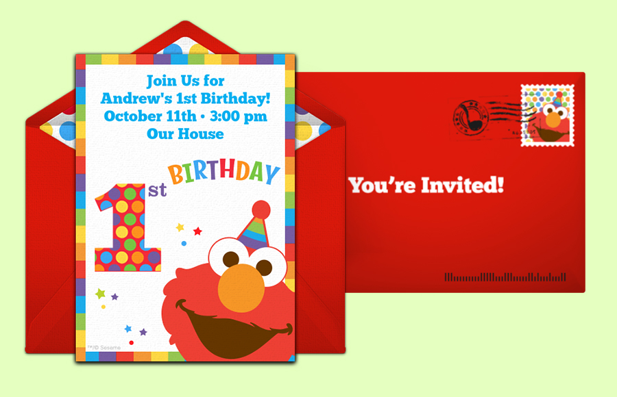 Plan a Elmo's 1st Birthday Party!