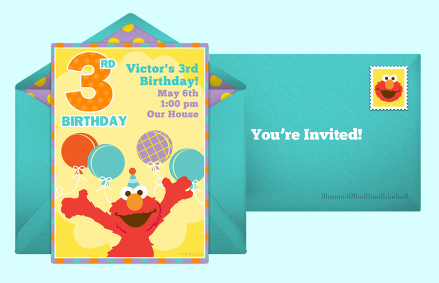Plan a Elmo 3rd Birthday Party!