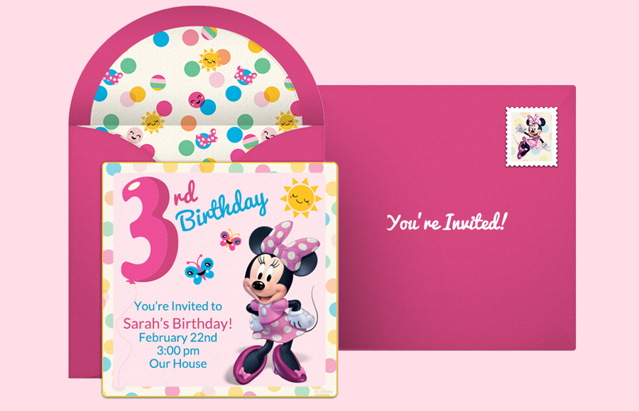Plan a Minnie 3rd Birthday Party!