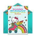 Hello Kitty Rainbow Rollerskates