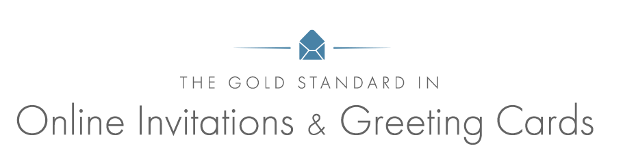 The Gold Standard in Online Invitations & Digital Cards desktop