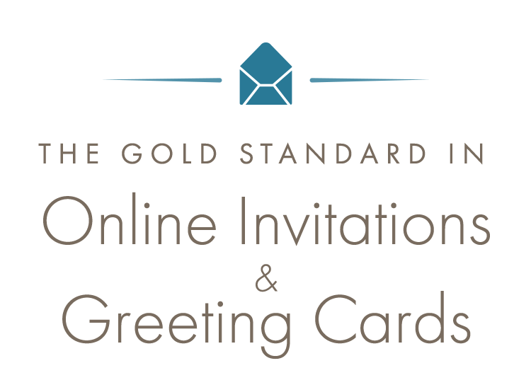 The Gold Standard in Online Invitations & Digital Cards mobile
